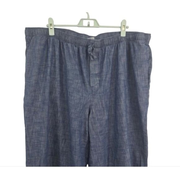 Lands End 100% Cotton Denim like Pants Size XXL - Picture 2 of 10